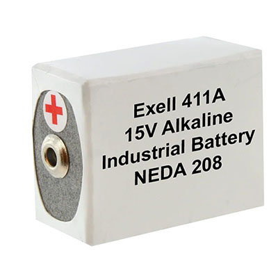 Exell Alkaline NEDA 208 Battery Exell 411A