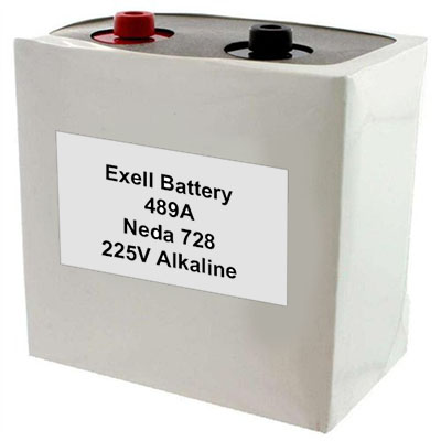 Exell 489A Alkaline 225V Battery NEDA 728