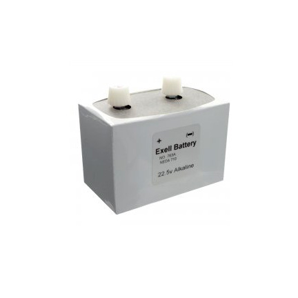 Exell Battery 763 22.5V Alkaline Battery NEDA 710 Replaces ER763 - 22.5V 1700mAh - EXELL 763A