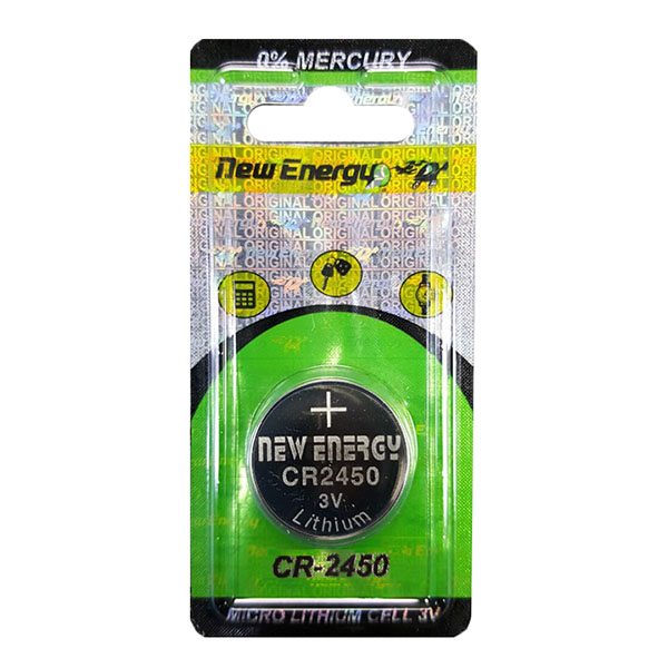 New Energy CR2450 - 10 Batteries 3 Volt Lithium