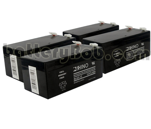 Rhino or Toyo SLA3-12 Medical or UPS Battery - 4 PACK - 12 Volt 3 Ah - SLA3-12