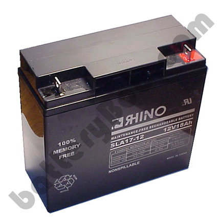 Rhino SLA17-12  Alarm, Medical or UPS Replacement Battery 12 volt 20 AH Toyo 6FMH18 One Battery