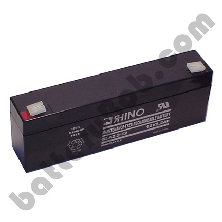Rhino SLA2.2-12  Medical or UPS Replacement Battery 12 volt 2.2 Ah