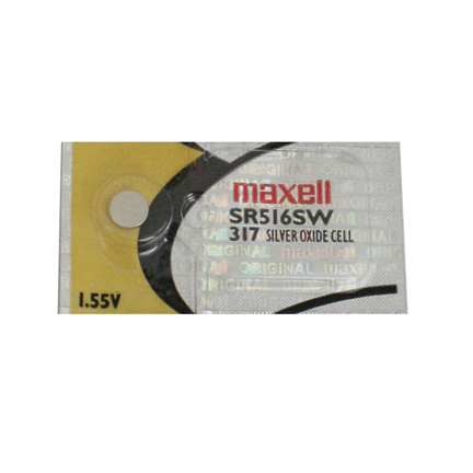MAXELL 317 SR516SW - 1 Battery Official OEM Replacement