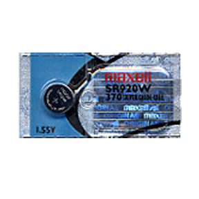 Maxell 370 SR920W - 1 Battery Official OEM Replacement