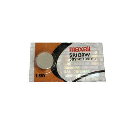 MAXELL 389 SR1130W - 1 Battery Official OEM Replacement. + 1 Free 389