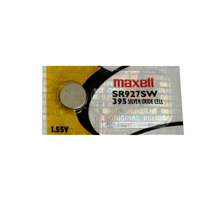 MAXELL 395 SR927SW - 1 Battery Official OEM Replacement - Plus 1 Free 395