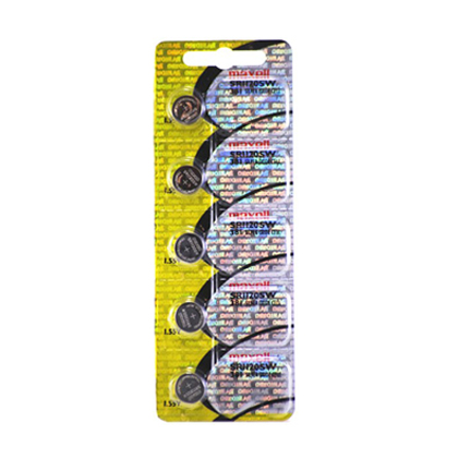 MAXELL 381 SR1120SW - 1 Pack of 5 Batteries.