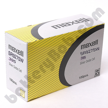 MAXELL 395 SR927SW - Box of 100 - 20 Strips of 5 Batteries