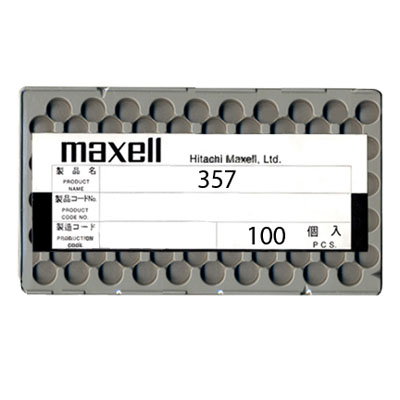 Maxell 357 SR44W - Bulk  OEM Tray 100