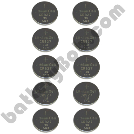 CR927 - 10 Pack  Lithium Coin Cell Battery 3 Volt 30 mAh