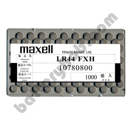LR44 Maxell Batteries (Replaces A76 or PX76A) - Bulk Price 1000 each. OEM tray cello wrapped