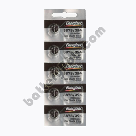 387S Energizer - 1 Pack of 5 Batteries