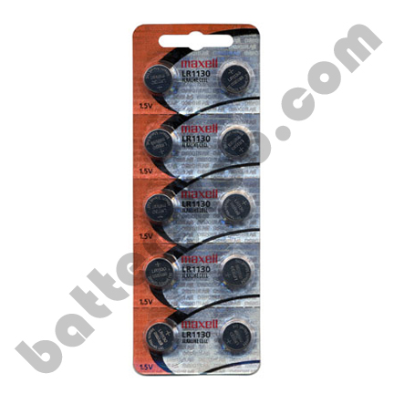 Maxell LR1130 - 10 Batteries AG10 G10A LR54 - 10 Batteries in Total