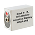 Exell Alkaline NEDA 208 Battery Exell 411A