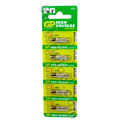 Premium Sanyo Quality Batteries A27 (27A) 12V Alkaline - 1 Pack of 5 Batteries- Sanyo 27A