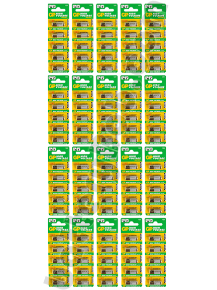23A (23AE) 12V Alkaline - Box 100 Sanyo Premium 20 Cards of 5