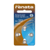 Renata ZA312 Hearing Aid Batteries - BROWN - Pack of 6 Batteries