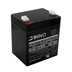 A Toyo or Rhino 12V 5Ah Medical/Alarm Sealed Lead Acid Battery w/ F2(.25) Terminals - SLA 5-12/T25