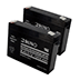 A Recreational Scooter Replacement Battery - 12V 2.9Ah Sealed Lead Acid - Two Pack - SLA2.9-12