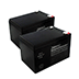 A Recreational Scooter Battery - 12V 12Ah Sealed Lead Acid - Single Battery - SLA10-12/T25