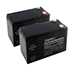 A Recreational Scooter Battery - 12V 9Ah Sealed Lead Acid - Two Pack - SLA9-12/T25