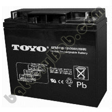 Toyo 12 volt 20 Ah Sealed Lead Acid Battery SLA12-20