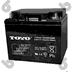 Toyo 12 volt 40 Ah Sealed Acid Battery AGM 6GFM40 SLA12-40. 