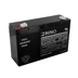 Rhino or Toyo SLA10-6/T25  Alarm, Medical or UPS  Battery 6 volt 12Ah with .250 Faston - SLA10-6/T25