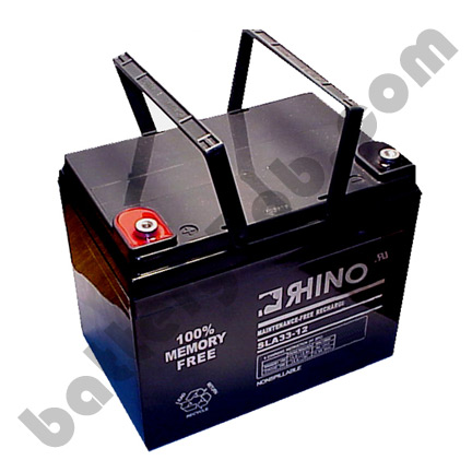Rhino SLA33-12  Medical and UPS Replacement Battery 12 volt 35.0 Ah Screw Terminal