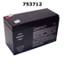 Rhino Toyo or Genesis SLA7-12 Alarm Medical UPS Battery CY0112 12 volt 7 Ah CY0112 3/16 Terminal F1
