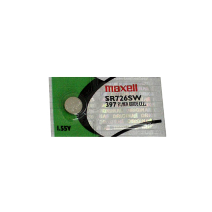MAXELL 397 SR726SW - 1 Battery Official OEM