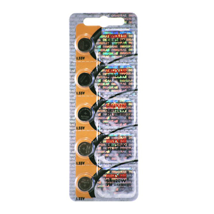 MAXELL 391 SR1120W - 1 Pack of 5 Batteries AG8