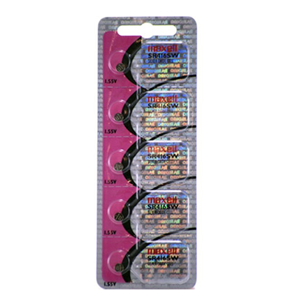 MAXELL 337 - SR416SW - 1 Pack of 5 Batteries
