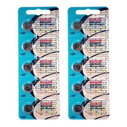 MAXELL 365 SR1116W - 2 Packs of 5