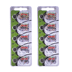 MAXELL 394 SR936SW aka AG9 - 2 Packs of 5 Batteries