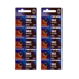 Renata 362 SR721SW - 2 Packs of 5 Batteries - GA1 AG11 LR - Mercury Free