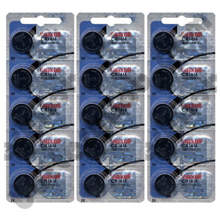 MAXELL CR1616 - 3 Packs of 5
