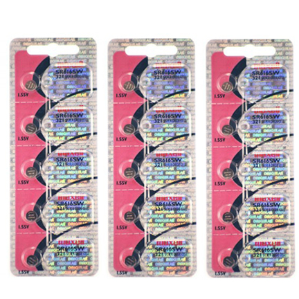 MAXELL 321 SR616SW - 3 Packs of 5 Batteries.