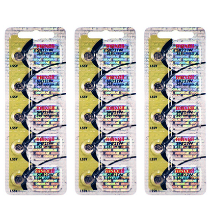 MAXELL 361 SR721W - 3 Packs of 5 Batteries