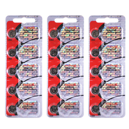 MAXELL 386 SR43W - 3 Packs of 5 AG12