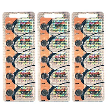 MAXELL 390 SR1130SW - 3  Packs of 5 Batteries