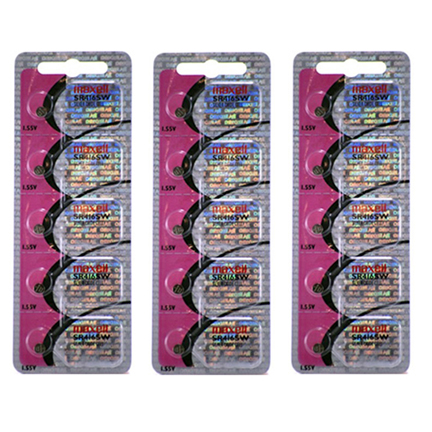 MAXELL 337 - SR416SW - 3 Packs of 5 Batteries.