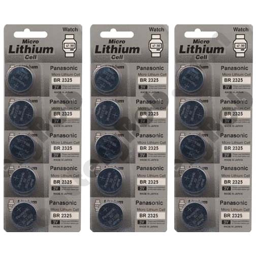 Panasonic BR2325 - 3 Pack of 5 single bagged Batteries comp-2