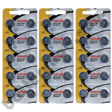 Maxell LR1120 - 3 Packs of 10